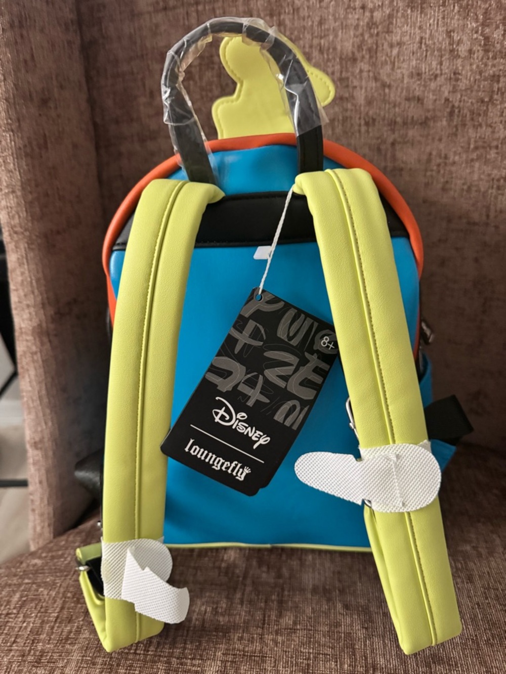 Disney Loungefly hard tag! Goofy Character Mini Backpack - Multi-Color - Picture 7 of 7